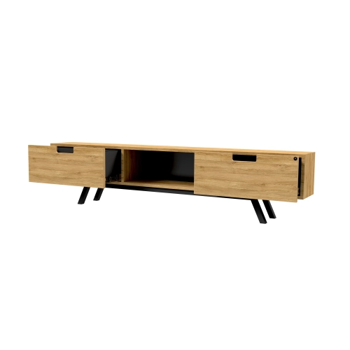 Szafka RTV-39 Drewno Lite Dąb Loft Lakier Rozmiary od 100 cm do 200 cm PREMIUM
